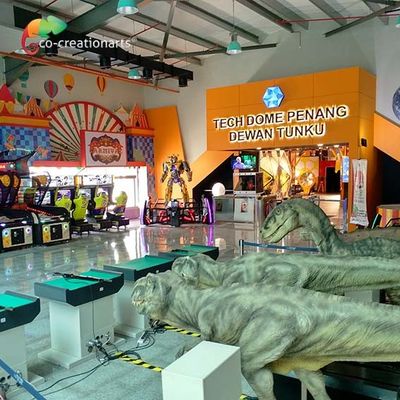 Un bon prix. Équipement Animatronic réaliste de tir de dinosaure au parc d'attractions en ligne