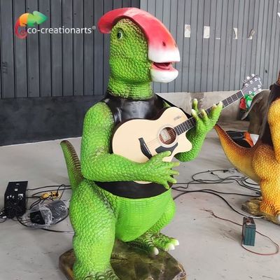 Un bon prix. Les dinosaures Animatronic grandeur nature extérieurs réunissent 1,8 mètre la taille pour le parc de dinosaure en ligne