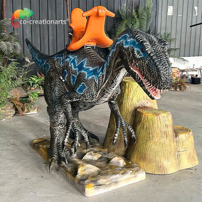 C'est une course de dinosaure animatronique certifiée Velociraptor Ride 4m Longueur
