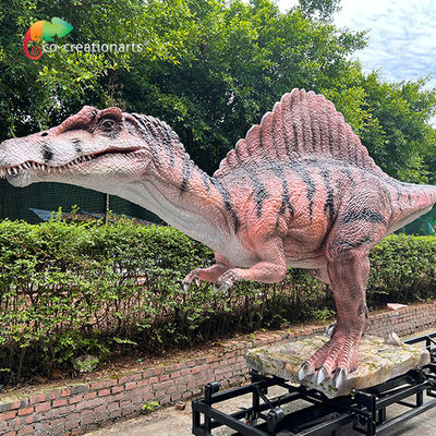 Un bon prix. Spinosaurus animatronique Simulé des dinosaures avec une piste de 15m pour l'attraction du parc à thème en ligne