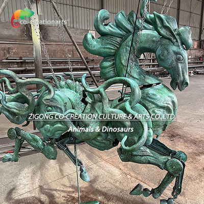 Un bon prix. Cheval mécanique sur mesure pour la décoration du musée en ligne
