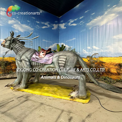 Ride monstre animatronique: mouvement dynamique et conception de bête d'argent pour les parcs d'aventure